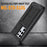 R-JUST Kickstand Full-Body Shockproof Metal Case with Built-in Screen Protector and Slide Camera Lens Cover for Samsung Galaxy S21 Ultra 5G - Black - 5