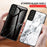Scratch-Resistant Marble Pattern Luxury Hard Tempered Glass Back Cover Phone Case for Samsung Galaxy S21 FE - Flying Pigeon Marble - 6