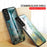 Scratch-Resistant Marble Pattern Luxury Hard Tempered Glass Back Cover Phone Case for Samsung Galaxy S21 FE - Flying Pigeon Marble - 7