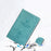 Deer Pattern PC Stand Folio PU Leather Hard Cover Case for Samsung Galaxy Tab S10+ / S9+ - Blue - 7
