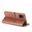LC.IMEEKE Wallet Design Leather Phone Stand Case Protector for Samsung Galaxy A03s (166.5mm) - Coffee - 5