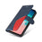 For Samsung Galaxy S10e Leather Case Wallet Stand Color Splicing Phone Cover - Blue - 6