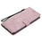 For Samsung Galaxy A22 5G (EU Version) Case Solid Color Leather Mobile Cover Wallet Stand with Strap - Rose Gold - 7