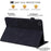 Front Pocket Leather Wallet Stand Tablet Cover for Samsung Galaxy Tab A7 10.4 (2020) / (2022) - Black - 7