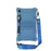 Kickstand Design PC + Silicone Protective Tablet Cover Case with Lanyard for Samsung Galaxy Tab A7 Lite 8.7-inch - Blue - 5