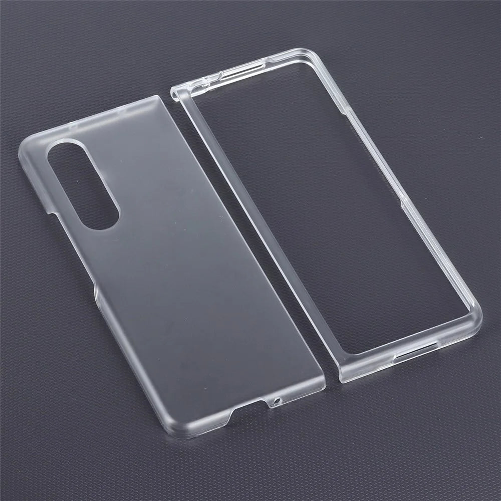 Transparent Hard PC Phone Protective Cover Case with Easy Access to All Ports for Samsung Galaxy Z Fold3 5G - 2