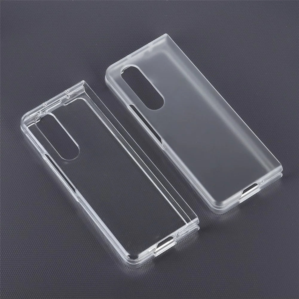 Transparent Hard PC Phone Protective Cover Case with Easy Access to All Ports for Samsung Galaxy Z Fold3 5G - 3