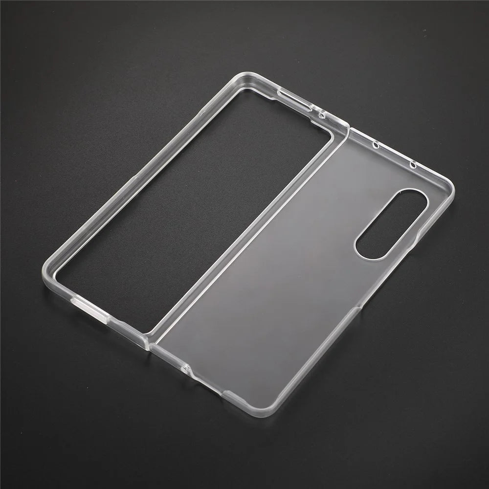 Transparent Hard PC Phone Protective Cover Case with Easy Access to All Ports for Samsung Galaxy Z Fold3 5G - 4