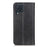 Auto-absorbed Split Leather Magnetic Wallet Phone Stand Shell Case for Samsung Galaxy M32 (Global Version) - Black - 3