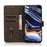KHAZNEH Drop-proof PU Leather Phone Wallet Cover Case with Stand for Samsung Galaxy M32 (Global Version) - Brown - 5