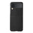 For Samsung Galaxy Z Flip 3 Litchi Skin Texture Genuine Leather Protective Ultra-Thin Anti-Slip Hard Back Cover - Black - 1