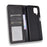 Retro Style Magnetic Closure Leather Wallet Phone Stand Case for Samsung Galaxy M32 (Global Version) - Black - 6