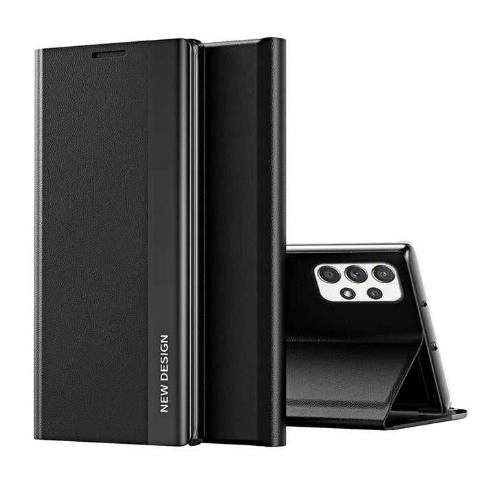 Stand Design Anti-Drop Leather Phone Case for Samsung Galaxy A52 4G / 5G / A52s 5G - Black - 1
