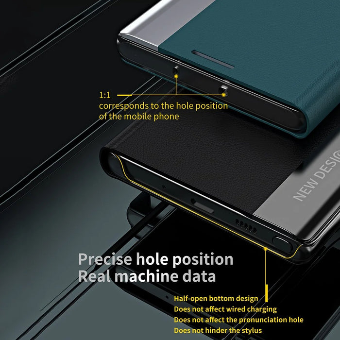 Stand Design Anti-Drop Leather Phone Case for Samsung Galaxy A52 4G / 5G / A52s 5G - Black - 4