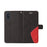 For Samsung Galaxy A51 4G SM-A515 Leather Case Wallet Stand Color Splicing Phone Cover - Black - 6