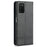 AZNS Shockproof Wallet Design PU Leather Folio Flip Phone Case Cover for Samsung Galaxy A03s (166.5mm) - Black - 3