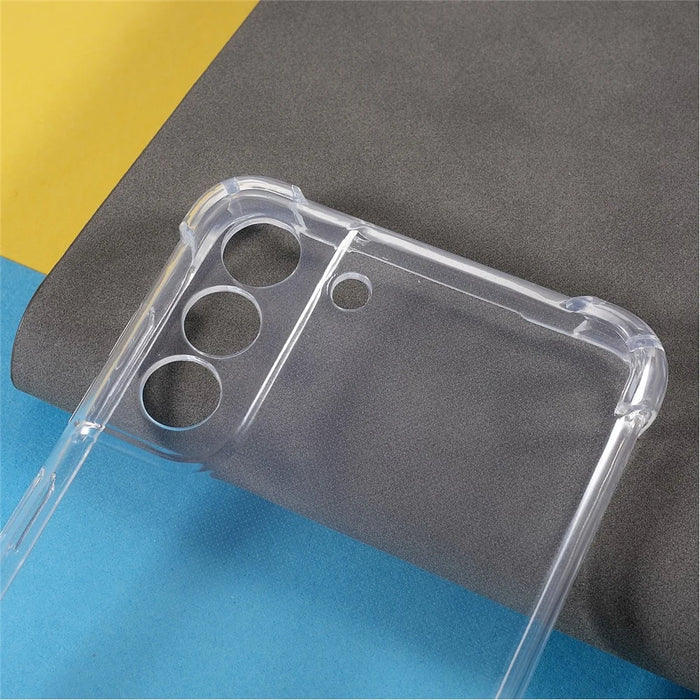 Precise Cut-out Four Corner Shockproof TPU Phone Case Back Cover with Lanyard for Samsung Galaxy S21 FE - 3