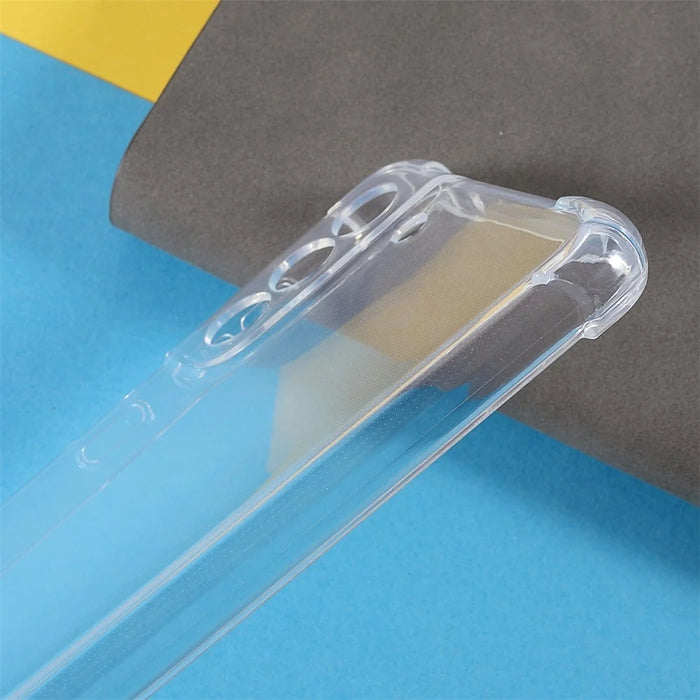Precise Cut-out Four Corner Shockproof TPU Phone Case Back Cover with Lanyard for Samsung Galaxy S21 FE - 6