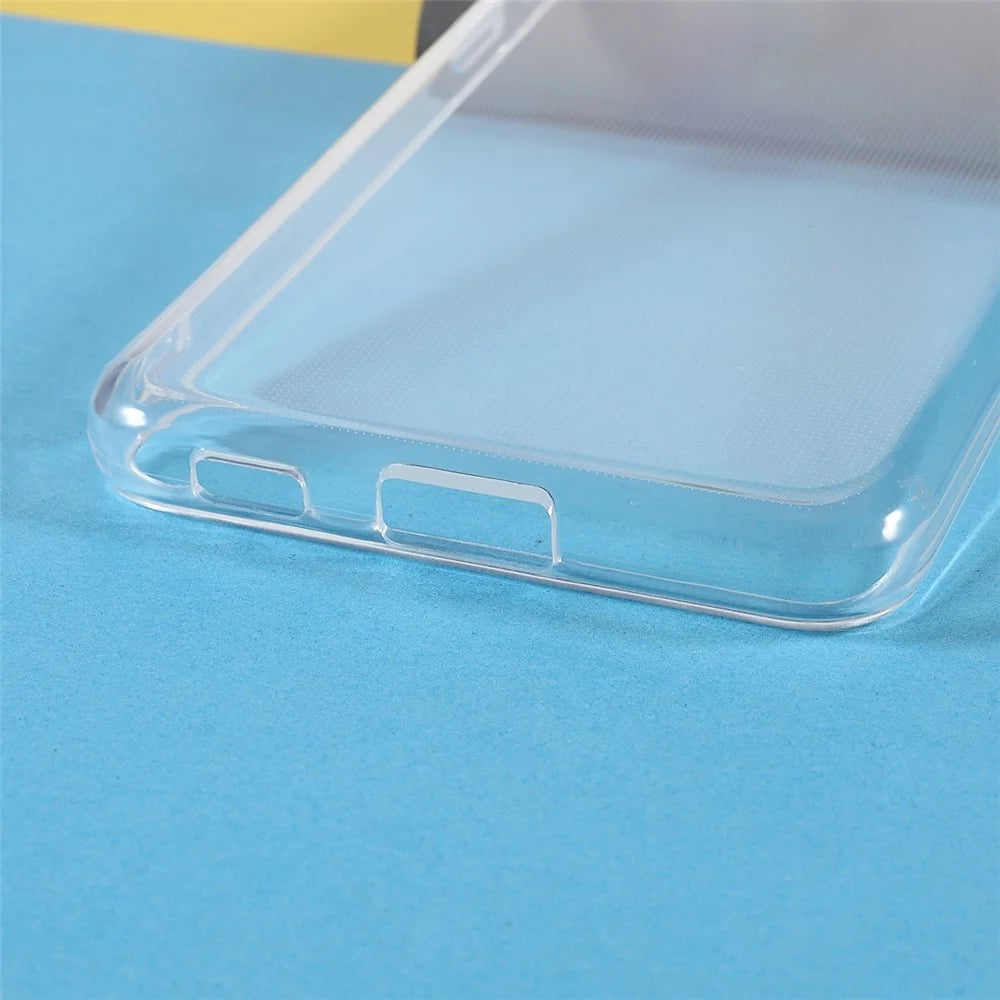 Clear Shockproof Anti-Watermark 2mm Thick TPU Cover for Samsung Galaxy S21 FE - 5