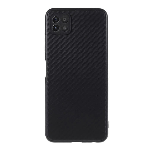 Carbon Fiber Texture TPU Back Case for Samsung Galaxy A22 5G (EU Version) - 1