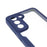 PET Screen Protector + Acrylic Back Panel + TPU Frame Phone Cover for Samsung Galaxy S21 FE - Blue - 5
