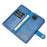 DG.MING Detachable 2-in-1 Split Leather Wallet Cover TPU Phone Case for Samsung Galaxy A22 4G (EU Version) - Blue - 5