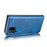 DG.MING Detachable 2-in-1 Split Leather Wallet Cover TPU Phone Case for Samsung Galaxy A22 4G (EU Version) - Blue - 7