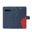For Samsung Galaxy S10 Leather Case Wallet Stand Color Splicing Phone Cover - Blue - 6