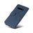 For Samsung Galaxy S10 Leather Case Wallet Stand Color Splicing Phone Cover - Blue - 7