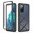 Full Coverage Hybrid Protective Case with Ultra Clear PET Screen Protector for Samsung Galaxy S20 FE 2022/S20 FE 4G/S20 FE 5G/S20 Lite - Black - 1