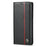 LC.IMEEKE Leather Case Carbon Fiber Pattern Phone Shell with Wallet for Samsung Galaxy S21+ 5G - Style 2 - 2