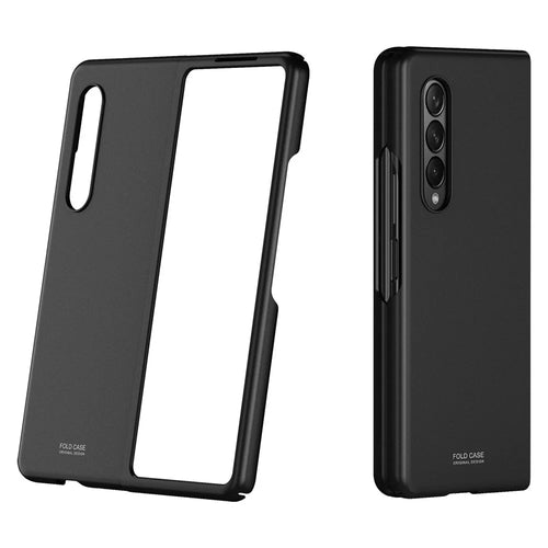 Skin-touch Feel Hard PC Protective Phone Cover Case for Samsung Galaxy Z Fold3 5G - Black - 1
