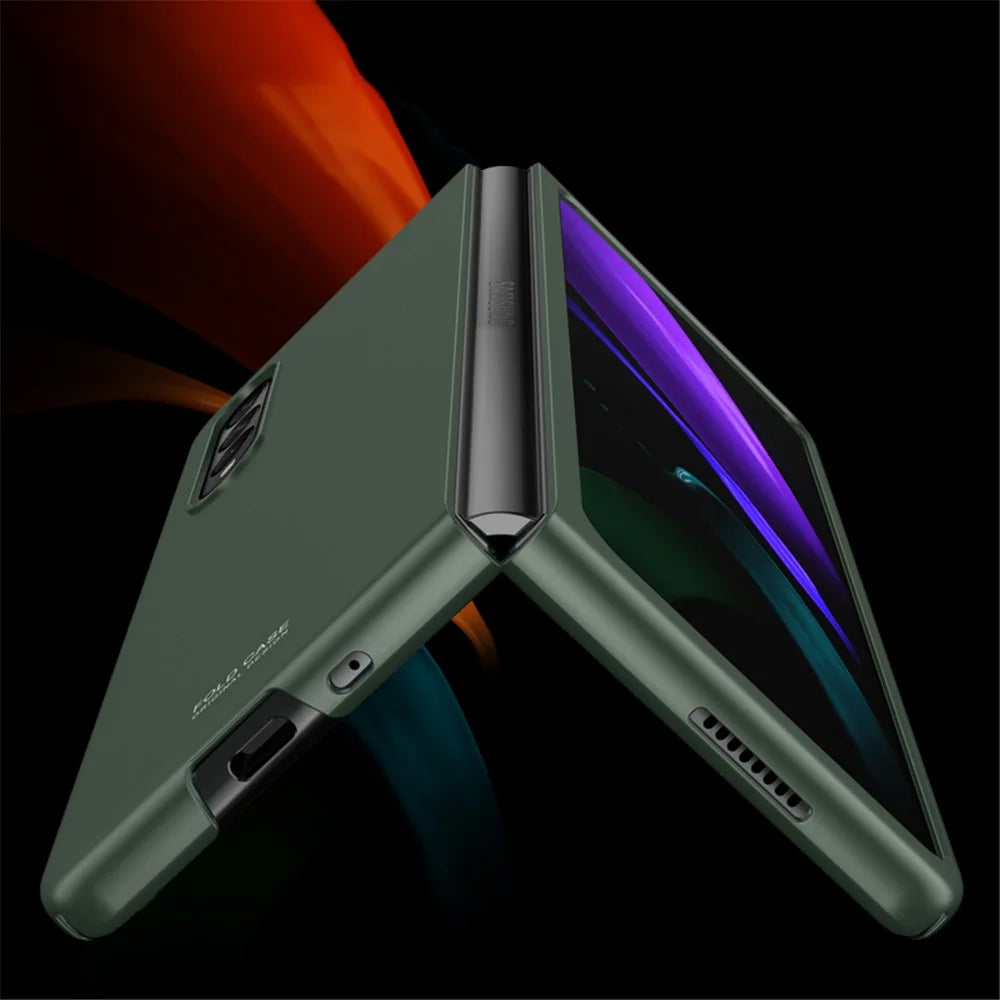 Skin-touch Feel Hard PC Protective Phone Cover Case for Samsung Galaxy Z Fold3 5G - Black - 5