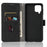 Skin-Feeling Folio Flip Leather Phone Case Cover with Stand Wallet for Samsung Galaxy M32 (Global Version) - Black - 7