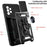 All-round Protective Camera Slide Phone Scratch-proof Back Shell with Kickstand for Samsung Galaxy A32 4G ( EU Version) - Black - 7