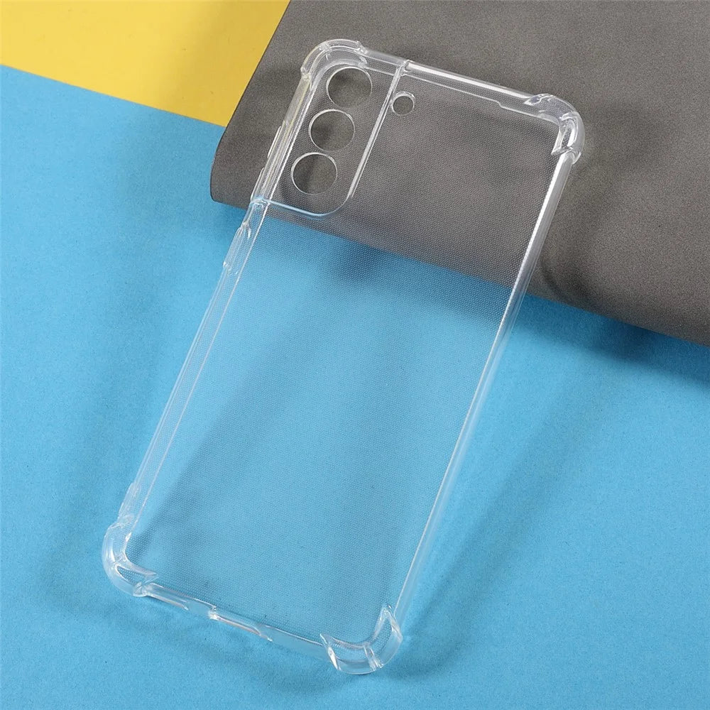 Soft TPU Bumper Protective Slim Back Protective Cover for Samsung Galaxy S21 FE - Transparent - 3