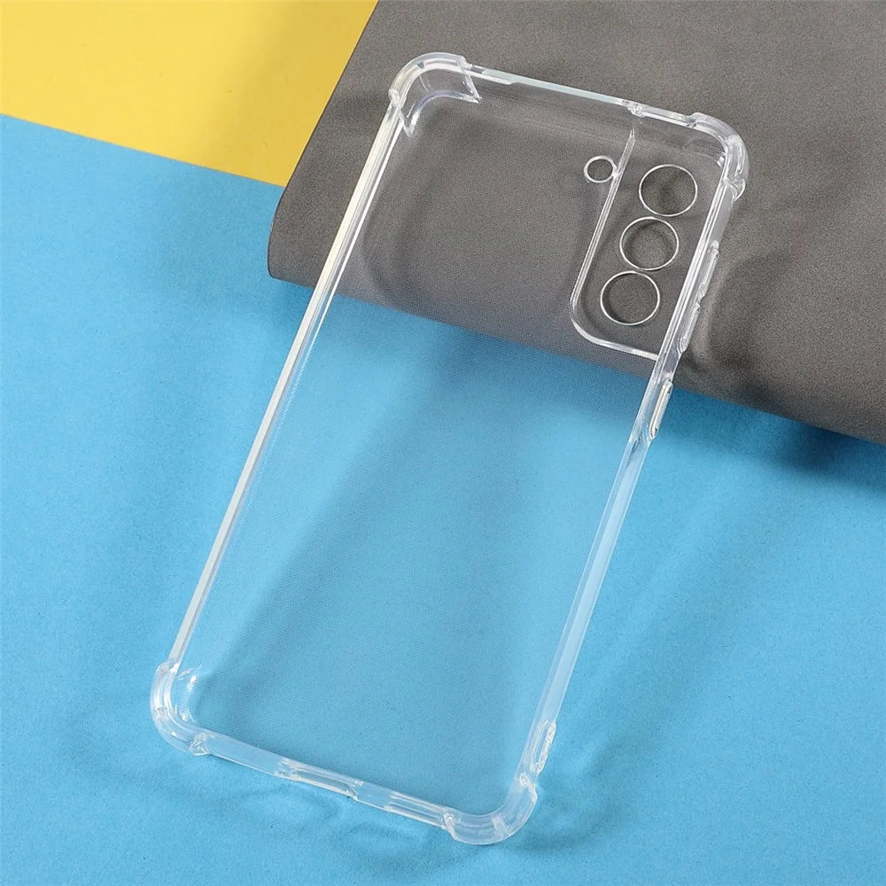 Soft TPU Bumper Protective Slim Back Protective Cover for Samsung Galaxy S21 FE - Transparent - 6