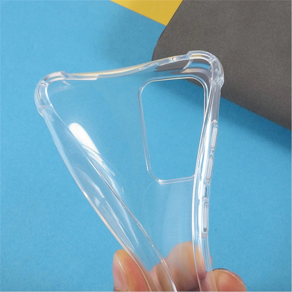 Clear Reinforced Corners TPU Shock-Absorption Flexible Cell Phone Cover for Samsung Galaxy A52 4G/A52 5G/A52s 5G/A52s 5G - Transparent - 7