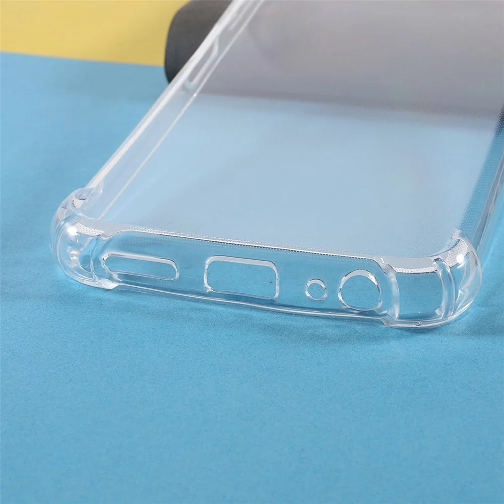 Flexible Clear TPU Reinforced Corners Anti-Scratch Protective Phone Case Cover for Samsung Galaxy A22 5G (EU Version) - Transparent - 5