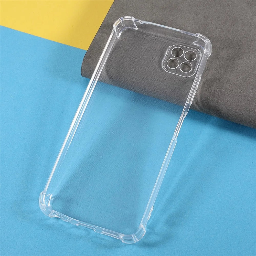 Flexible Clear TPU Reinforced Corners Anti-Scratch Protective Phone Case Cover for Samsung Galaxy A22 5G (EU Version) - Transparent - 6