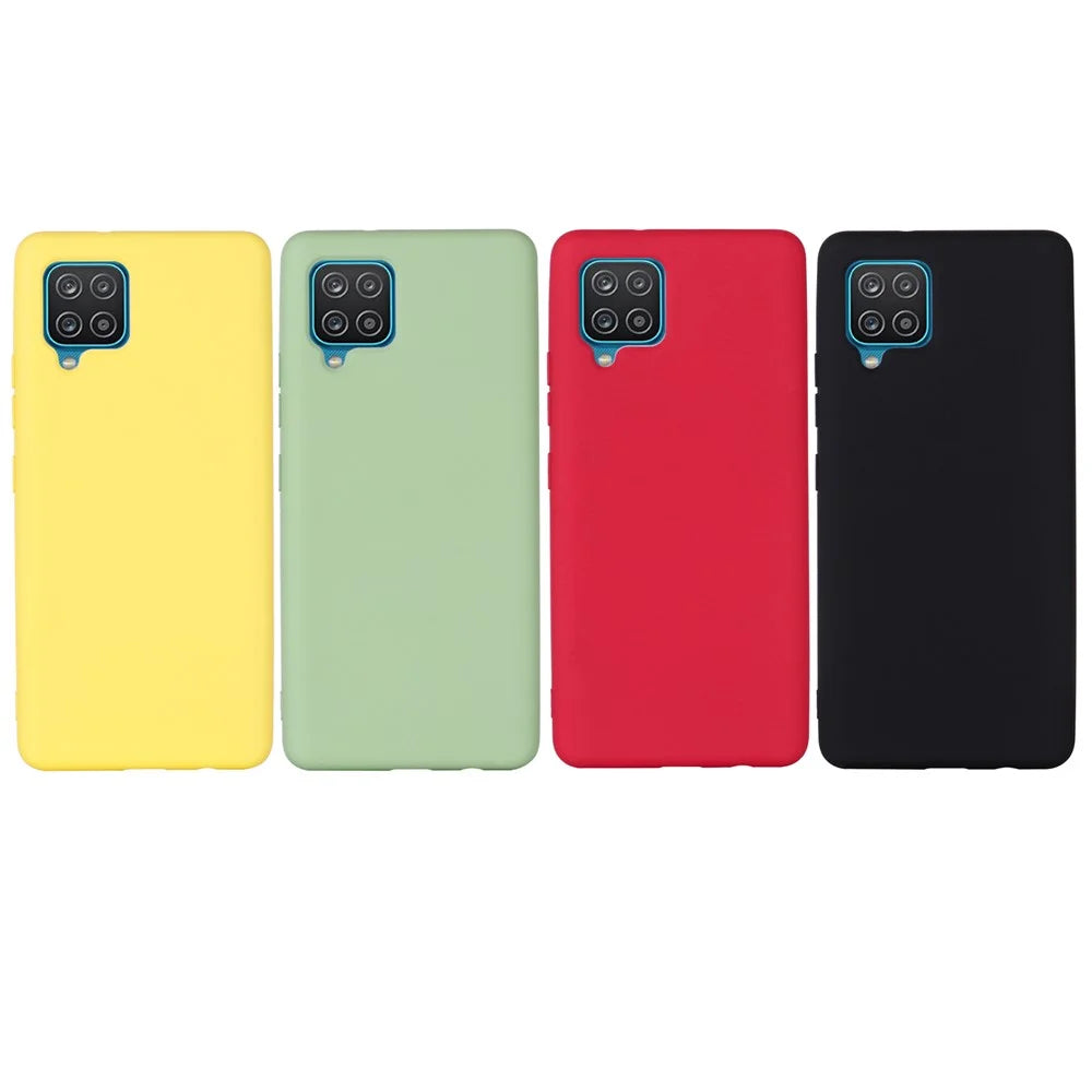 Liquid Silicone Silky-Soft Touch Full Body Protection Shockproof Case Cover with Strap for Samsung Galaxy M32 (Global Version) - Green - 7