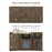DG.MING M1 Series Phone Case PU + TPU + PC Back Cover with Magnetic Tri-Fold Wallet Kickstand for Samsung Galaxy S20 Plus - Coffee - 7