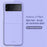 Skin Feel Solid Color Shock-Resistant Protection PC Cell Phone Case with Kickstand for Samsung Galaxy Z Flip3 5G - Black - 3