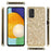 Shiny Sequins Design Plated TPU Frame + PC Drop-Resistant Hybrid Shell Case for Samsung Galaxy A32 5G/M32 5G - Blue - 6