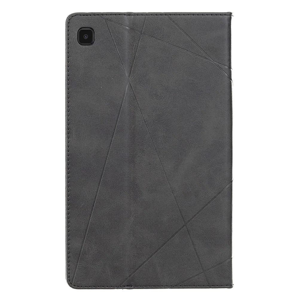 Geometric Pattern Design Card Slots Leather Tablet Case Cover for Samsung Galaxy Tab A7 Lite 8.7-inch/T220/T225 - Black - 3