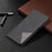 For Samsung Galaxy M32 (Global Version) Card Holder Design Rhombus-Like Imprinting Shock-Absorbed Leather Stand Case Shell - Black - 7