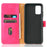 Skin-Touch PU Leather Flip Folio Cover with Stand for Samsung Galaxy A03s (166.5mm) - Rose - 7