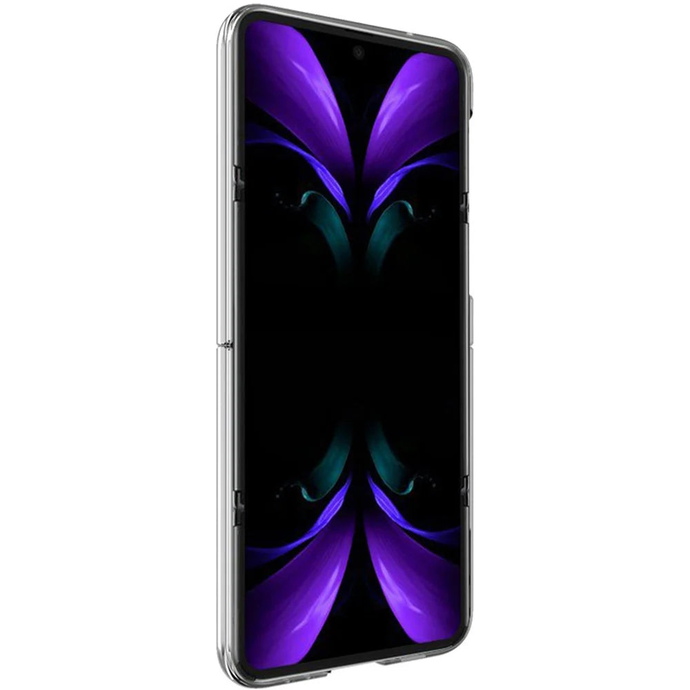 IMAK Air II Pro Drop-Proof Wear Resistant PC Crystal Cover Shell (Upper Cover + Lower Cover) for Samsung Galaxy Z Flip3 5G - 7