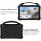 Handle Design Shockproof EVA Smart Tablet Cover Case for Samsung Galaxy Tab S8+ / S7 FE / Tab S7+ - Black - 4