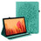 Card Slots Stand Design Tablet Protective Cover Case with Imprinted Tree and Deer Pattern for Samsung Galaxy Tab A7 10.4 (2022) / (2020) - Green - 1